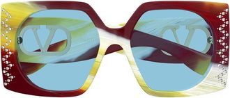 Valentino VG0002S 005 Womens Sunglasses Size 55