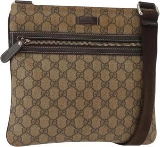 Gucci Pre-owned Vintage Cross Body Bag - Dames - Vintage Schoudertas - Beige - ONE Size - Vintage