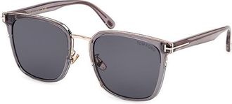 Tom Ford Smoke Square Mens Sunglasses FT1383-K 20A 57