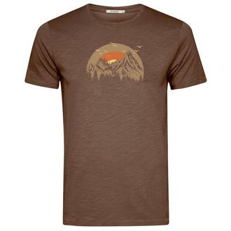 Greenbomb Peak Circle Spice T-Shirt f&uuml;r Herren | braun