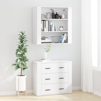 Berkfield Home Highboard White Engineered Wood