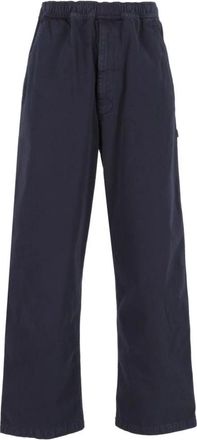 Maison Margiela Werkbroeken - Heren - Wijde Broeken - Blauw - M - Katoen - Broeken