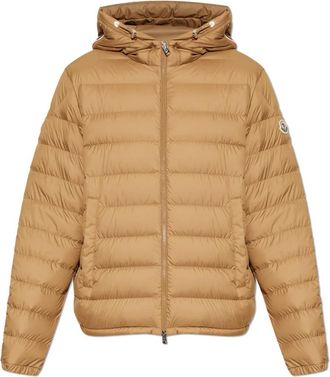 Moncler Vermeille Down Jacket - Heren - Gewatteerde jassen - Bruin - XL - Leer - Jassen