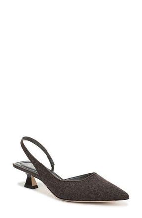 Franco Sarto Devin Kitten Heel Slingback Pump in Dark Brown at Nordstrom Rack, Size 10