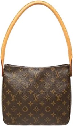 Louis Vuitton Pre-owned Looping MM - Dames - Vintage Schoudertas - Bruin - ONE Size - Leer - Vintage