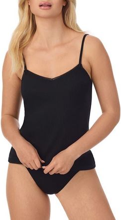 OnGossamer Cabana Rib Camisole in Black at Nordstrom, Size Medium