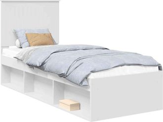 vidaXL Estructura De Cama 75 X 190 Cm Madera De Pino Macizo Vidaxl