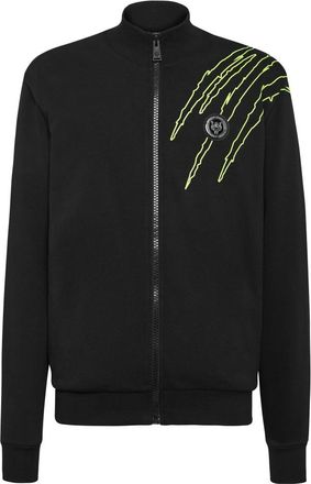 Plein Sport Heren, Sweatshirts & Hoodies, Zwart, Maat: 2XL Katoen