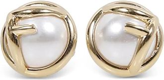 Fendi F Is Earrings - Dames - Oorbellen - Geel - ONE Size - Accessoires