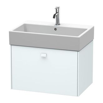 Duravit Duravit Brioso Neceser De Pared 68,4 X 45,9 Cm, 1 Extra&iacute;ble, Para Lavabo Vero Air 235070, Color (frente/cuerpo): Azul Claro Decoraci&oacute;n Mate, Mango Azu