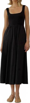 All : Row Lucinda Knit Midi Dress In Black
