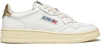 Autry La Medalist Low Ll 06 - Dames - Sneakers - Geel - 39 EU - Katoen - Schoenen