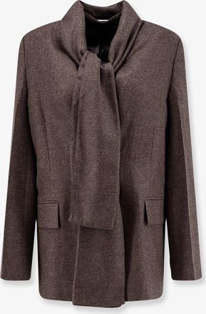Toteme Blazer Scarf Lapel in viscosa e lana - TOTEME - gender_Woman