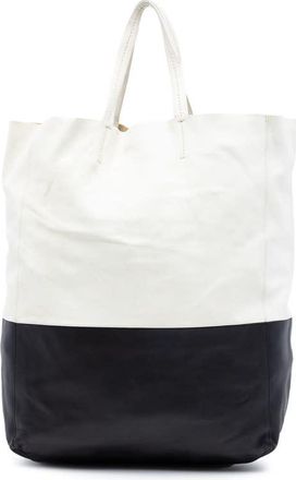 Celine Pre-owned Celine Bicolor Leather Vertical Cabas Tote Ladies 0SZLYFZKOEZWYDXR