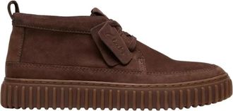 Clarks Lacehi Enkelboot - Heren - Veterlaarzen - Bruin - 40 EU - Schoenen