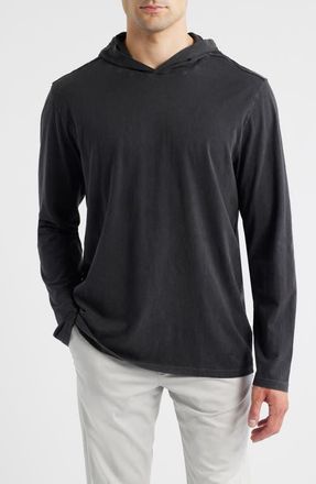 Tommy Bahama Kauai Keys Hooded Long Sleeve T-Shirt in Coal at Nordstrom, Size Medium