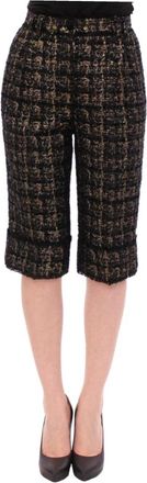 Dolce & Gabbana Elegante Designer Web Shorts - Dames - Korte Broeken - Veelkleurig - S - Korte Broeken