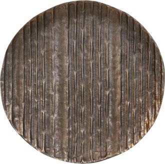 Casa Vivante Plato decorativo calabria oro h1xb27xl27cm