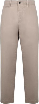 Slowear button-fastening trousers - Neutrals