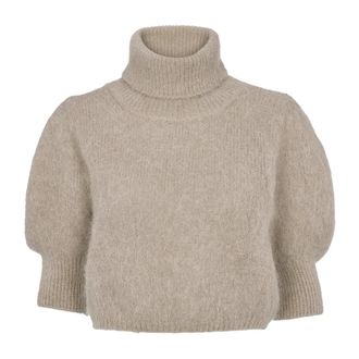 Americandreams Piro Pullover - Dames - Coltruien - Grijs - M - Wol - Truien & Vesten