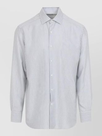 Ermenegildo Zegna striped shirt button down collar long sleeves