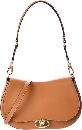 Valentino Vlogo Signature Leather Shoulder Bag