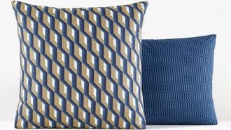 La Redoute Interieurs Kussensloop in perkalkatoen, Milano