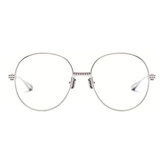 Valentino VLX-136A Round Full Rim Eyeglasses - Silver