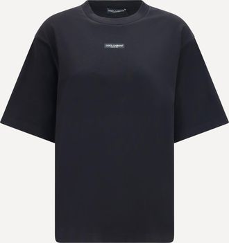 Dolce & Gabbana T-shirt in jersey di cotone Woman 40