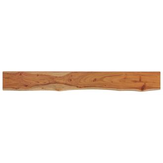 vidaXL Vidaxl Mensola Muro 140x20x2,5cm Rettangolare Legno Acacia Bordi Vivi