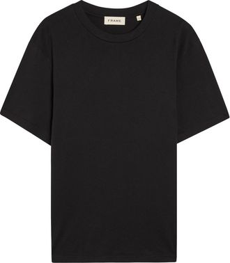 Frame Denim Cotton-jersey T-shirt - Black - XL
