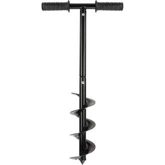 OEM Tari&egrave;re Manuelle - Acier Rev&ecirc;tement Noir - Pour Sols Meubles Et Sable - 1 Pi&egrave;ce