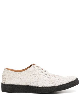 Comme Des Gar&ccedil;ons Sneakers George Cox con effetto vissuto - Bianco