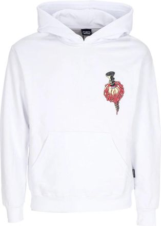 PROPAGANDA Witte hoodie met voorzak - Heren - Hoodies - Wit - L - Katoen - Hoodies & sweatvesten