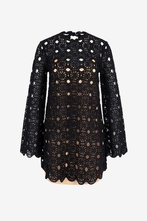 Twinset Kurzes Kleid aus H&auml;kelspitze