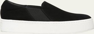 Vince Warren Suede Platform Skate Sneakers
