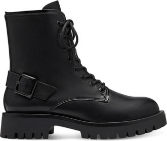 Tamaris Bootie - Dames - Veterlaarzen - Zwart - 39 EU - Schoenen