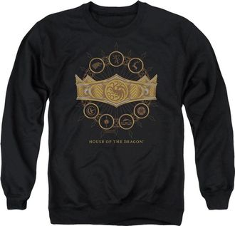 Gildan House Of The Dragon Crown Adult Crewneck Sweatshirt