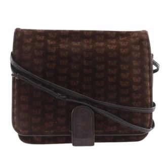 Bottega Veneta Pre-owned Cross Body Bags, female, Brown, Size: ONE SIZE Pre-owned Suede Shoulder Bag