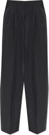 Tom Ford Crisp Crease Broeken - Dames - Wijde Broeken - Zwart - XS - Wol - Broeken