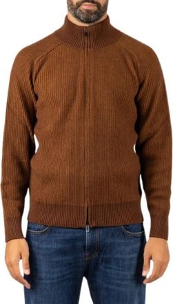 FILIPPO DE LAURENTIIS Cardigan - Heren - Vesten - Bruin - L - Truien & Vesten