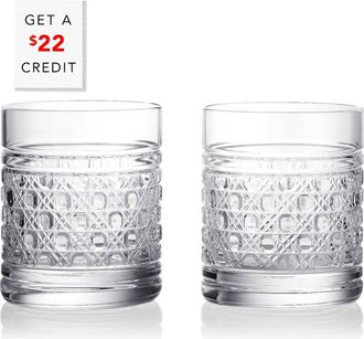 Waterford Set Of 2 Opulence Tumblerswith $22 Credit