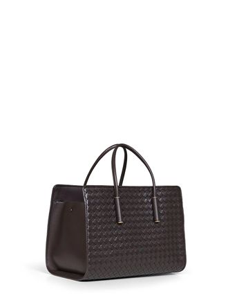 Bottega Veneta Womens Tote Bag Barbara Brown Lambskin Handbags Hand
