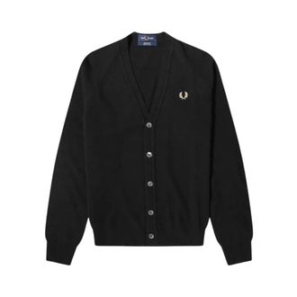 Fred Perry Uomo, Maglie, Nero, M, new