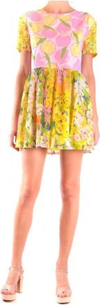 Moschino Jurk - Dames - Korte kleedjes - Veelkleurig - M - Kleedjes