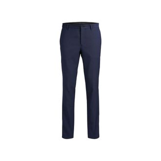 Jack & Jones Suit Trousers, male, Blue, 3XL, Elegant Trousers Dark Blue Navy
