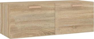 vidaXL Armario Pared Madera Contrachapada Roble Sonoma 100x36,5x35 Cm Vidaxl