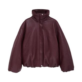 Anine Bing Cyrus Jacket - Dames - Jassen - Rood - Maat: M Leer