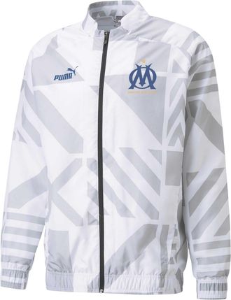Puma Heren Prematch Olympique De Marseille FC Track Jacket (Wit)
