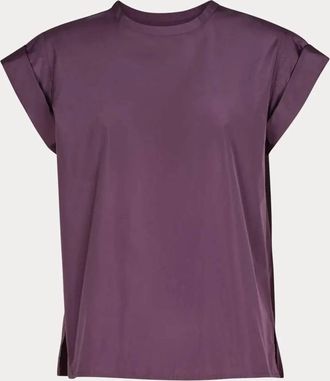 Rachel Comey Womens Lynx Short Sleeve Top In Prune